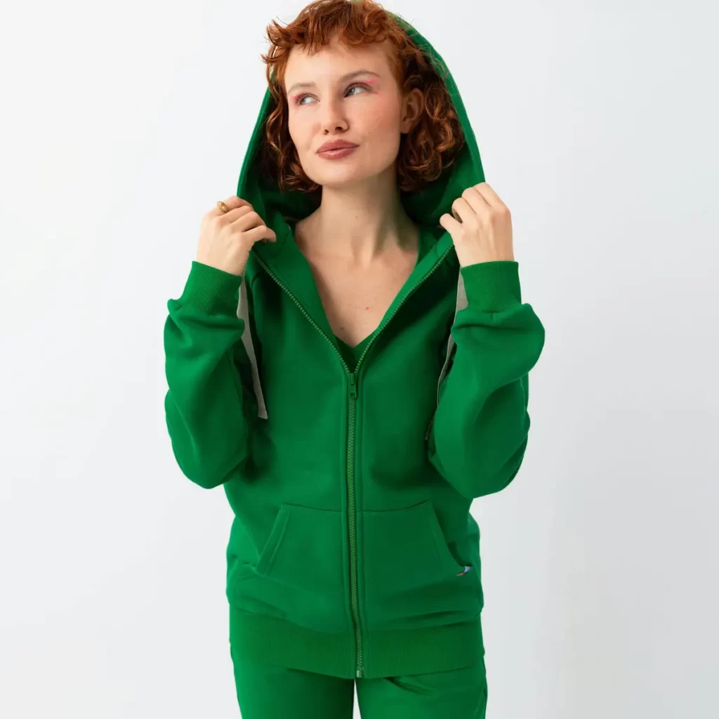 zielona bluza damska mybasic